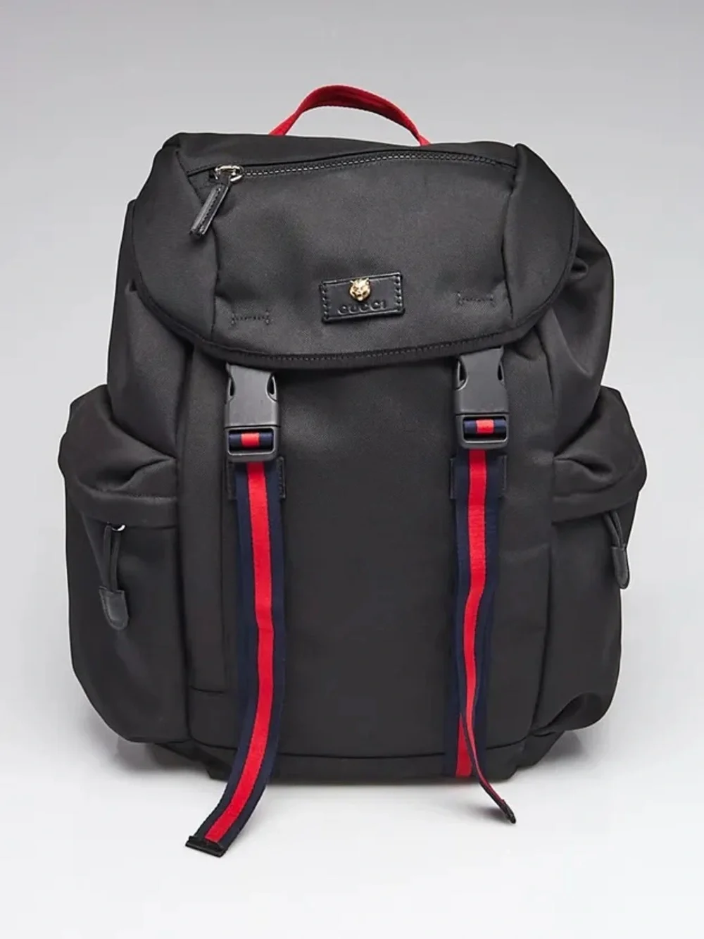 ✨ Gucci Techpack Techno Canvas Backpack Black with Original Dustbag✨